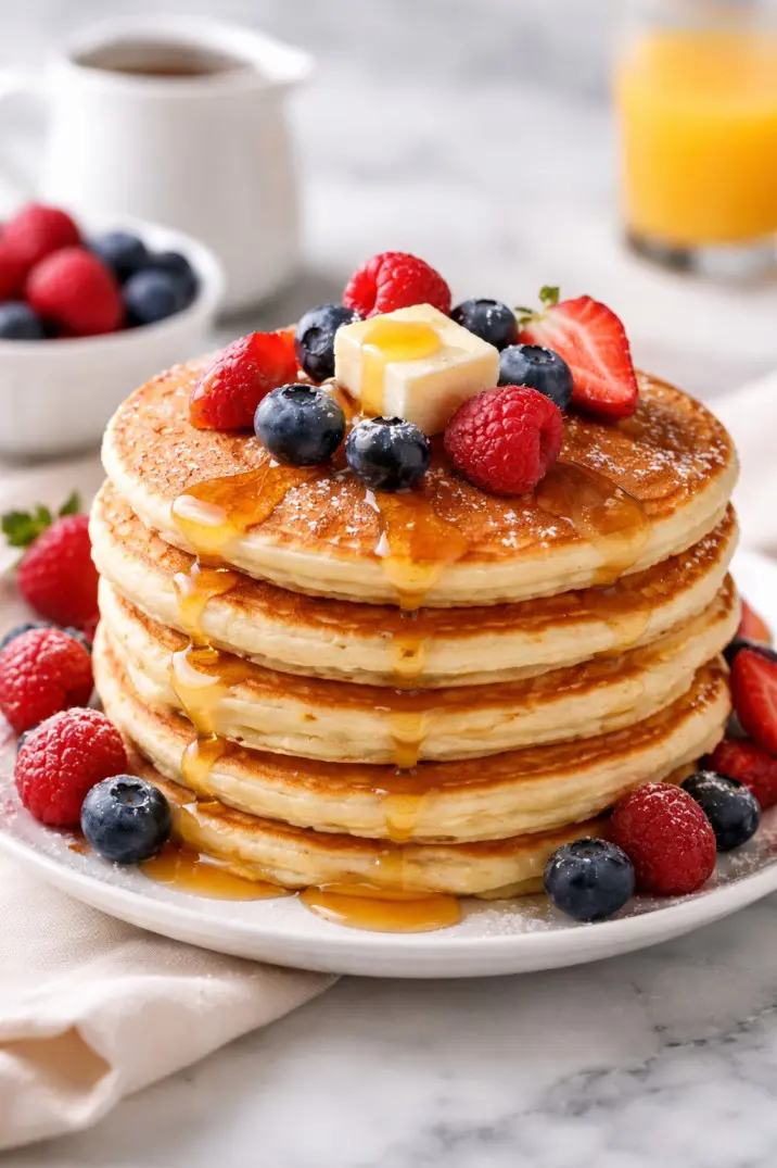 Homemade Pancakes Recipe: Easy, Fluffy & Delicious
